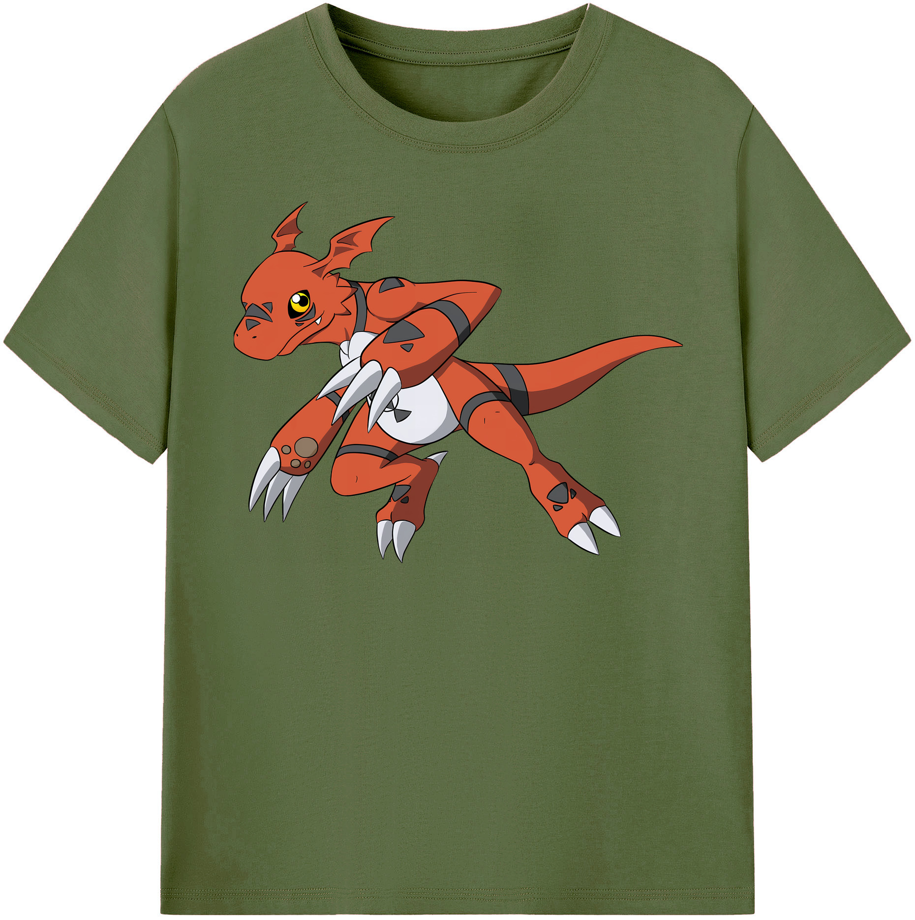 （画像用） Digimon デジタルモンスター/デジモン 綿100％半袖Tシャツ（フロントプリント）